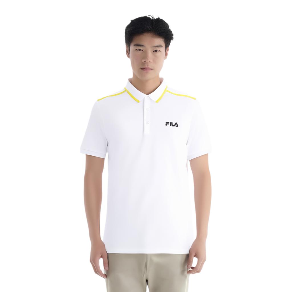 New FILA Polo Shirt Men's Jade White A11M431130FWT