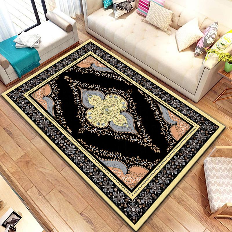 European Style Printed Pattern Non-slip Rug Baby Play Crawl Floor Yoga Mat Living Room Carpet Decoration Tapestry alfombrilla