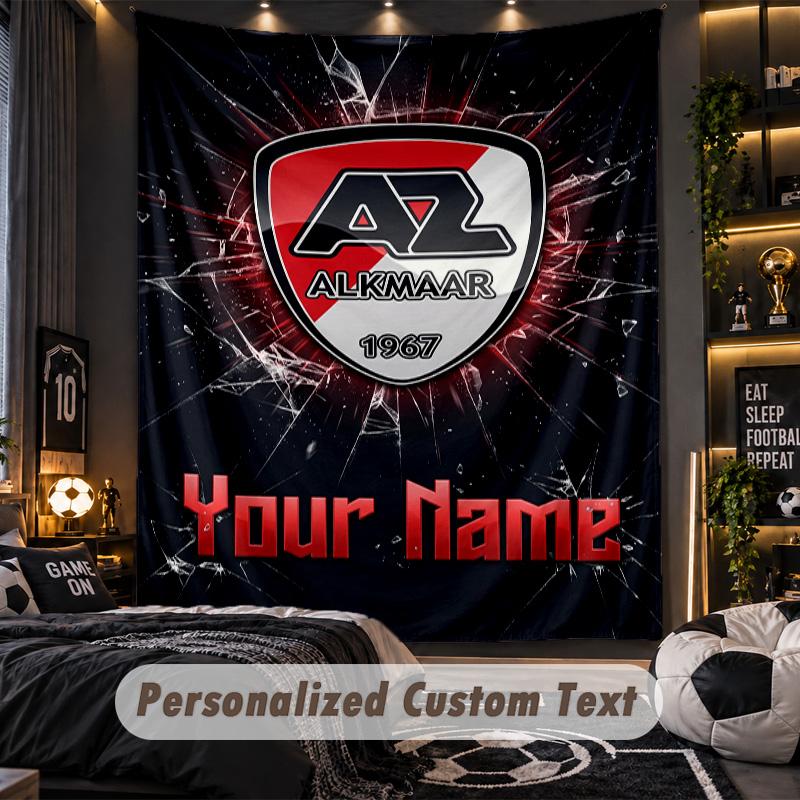TapestryAZ Alkmaar Benutzerdefinierter Name Text Personalisierter Wandbehang Wandteppich Heimwanddekoration