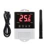 AC110V-220V Regulador de Temperatura Digital por Microcomputador Controlador Termostato Refrigerador Aquecimento Interruptor Display Duplo