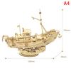 1:130/100/70/30 Sailing DIY Ship Assembly Model Classic Wooden Self-assembly Sailboat Model Gluing Model Building Kits