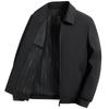 Middle-aged Men's Spring and Autumn Style Men's Coat Jacket Solid Color Casual Lapel Men's Clothing