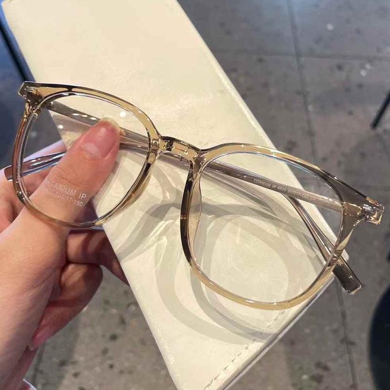Danyang Retro Square Titanium Eyeglass Frames, Unisex Myopia & Anti-Blue Light Compatible (Model 8620)