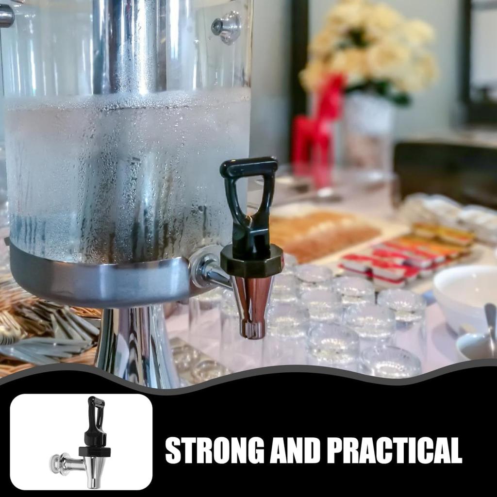 Gadpiparty Water Dispenser Replacement Spigot - Durable Plastic Tap for Juice/Beverage Buckets, Dispensing - Easy-Install Faucet for Home/Office Use