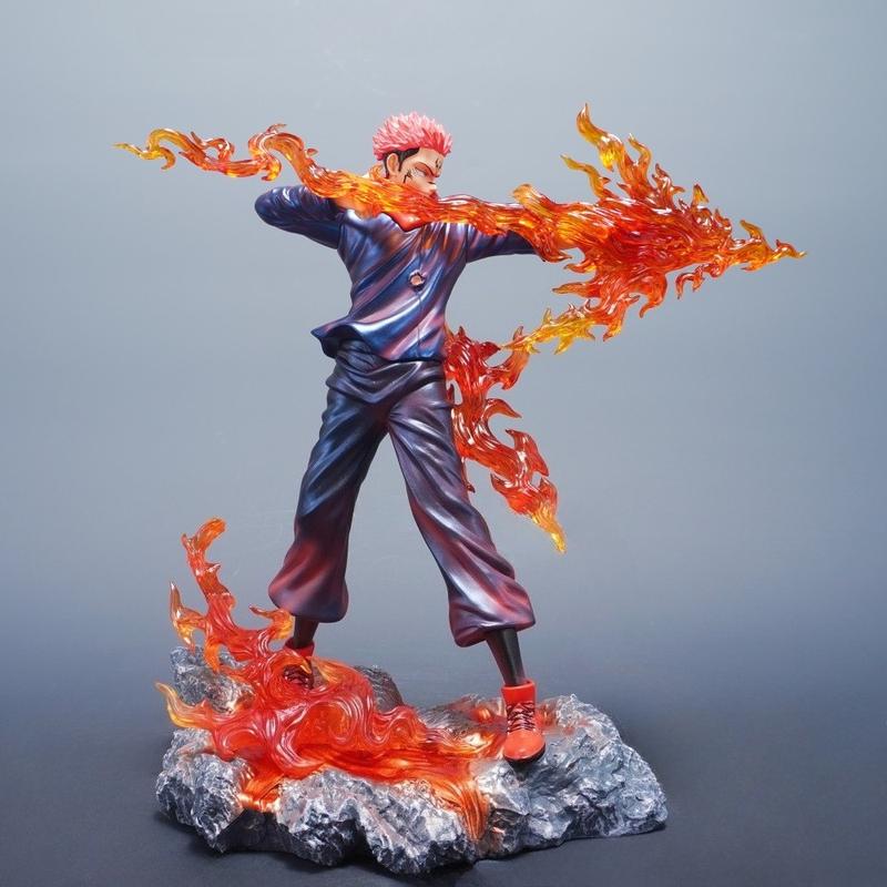30 cm große Anime-Jujutsu-Kaisen-Figur Ryomen Sukuna Actionfigur PVC-Statue Schreibtischdekoration Sammlermodell Spielzeug Geschenk