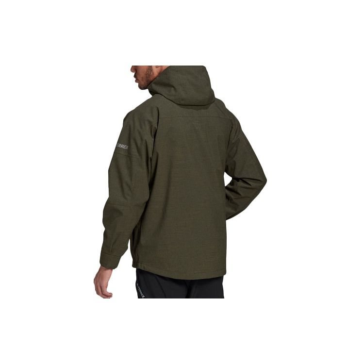 adidas Terrex Outdoor Warm 3-in-1 Kapuzenjacke Herren Oberbekleidung Grün GE9895
