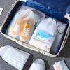 1pc Portable Shoe Storage Drawstring Eco Storage Bag for Sundries Travel Makeup Bag Waterproof Transparent Plastic Storage Bag