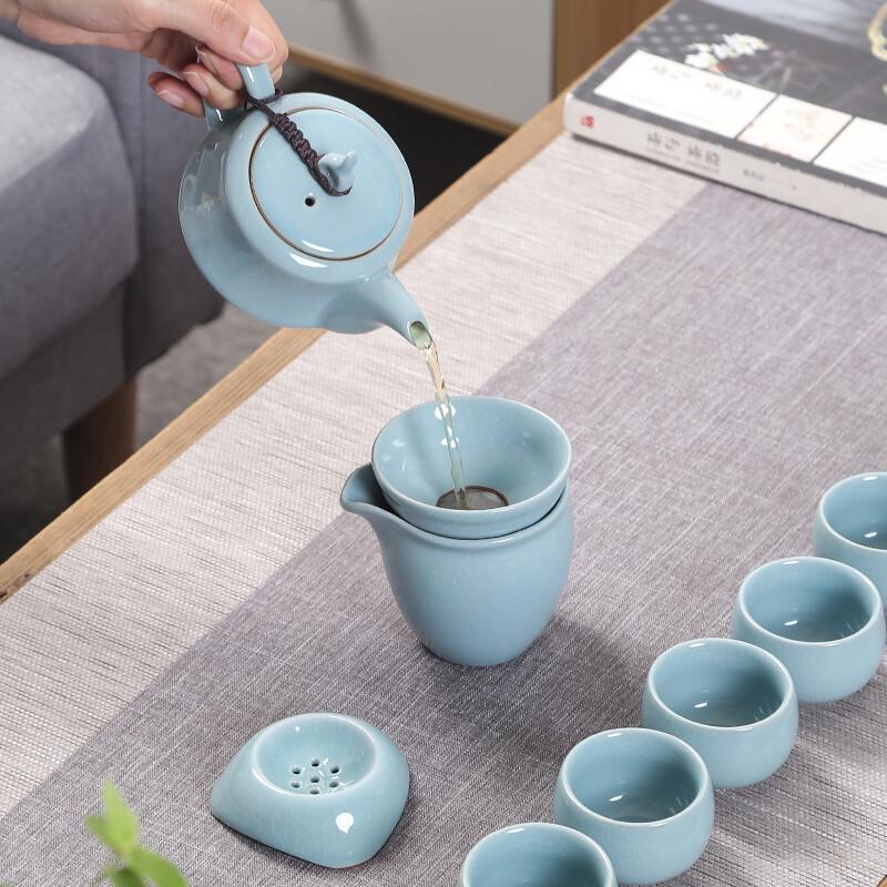 DARUNYAO Japanese Style Ceramic Gongfu Tea Set