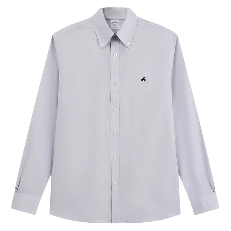 

Brooks Brothers Men s Oxford Embroidered Logo Button-Down Shirt L