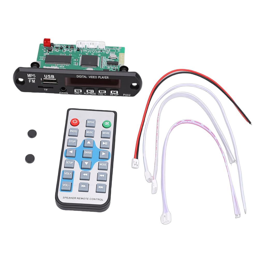 Decoding Board   5.4 HD MP5 MP3 MP4 Format Decoder Module Amplifier Decoding 1080P Video   Player