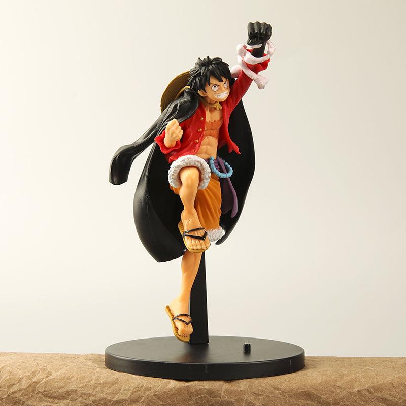 New One Piece 20cm Monkey D. Luffy Luffy Figures Battle Style Action Figures Anime Collection PVC Model Doll Toys Birthday Gifts 20cm