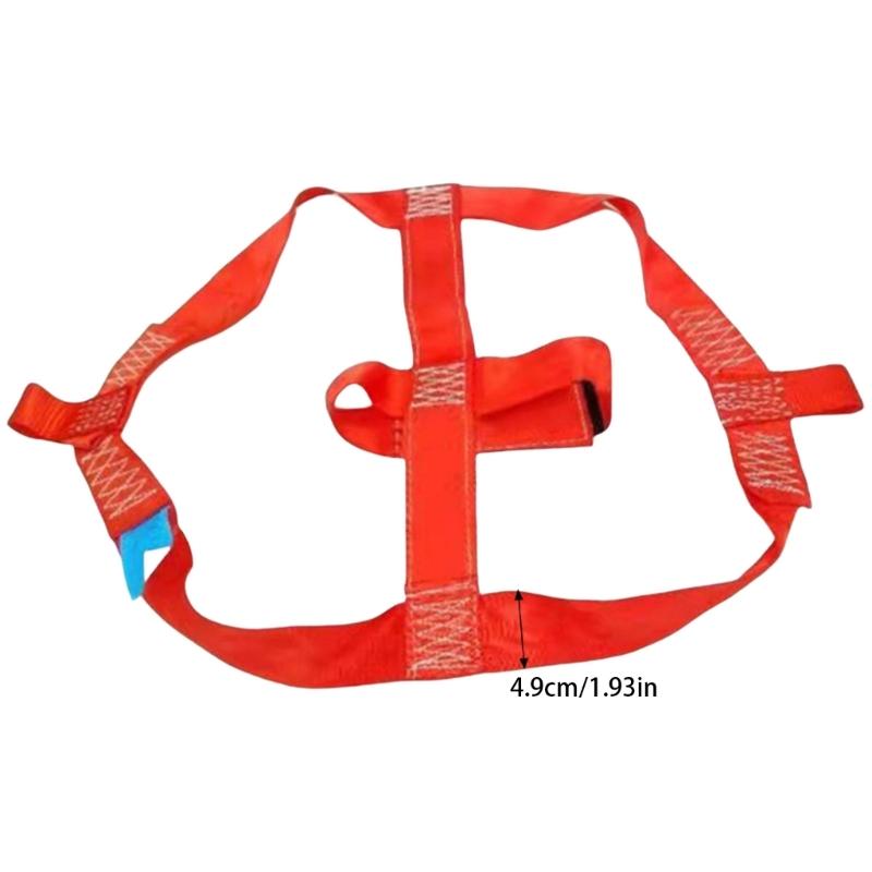 Adjustable Motorcycle Wheel Tie Downs Secure & Wear Resistant Polyester Straps Motorcycle Transport for Bikes Hauling