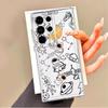 Cartoon Cute Astronaut Phone Cover Case for Samsung Galaxy S21 S23 Ultra S26 S24 S25 Edge S22 FE Note 20 Ultra 10 S20 Plus