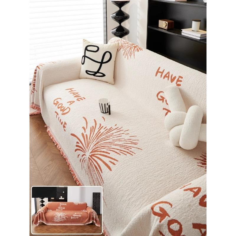 The New Sofa Towel Full Cover Cloth All Seasons Universal Simple Modern Anti-cat Scratch Sofa Cover Towel, Sofa Blanket