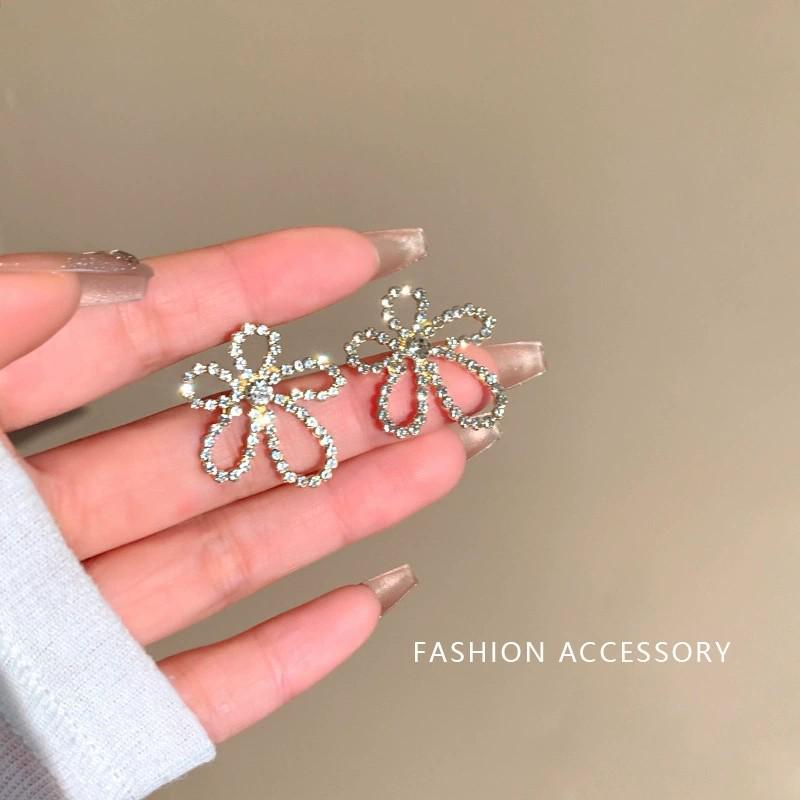 Korean Luxury Butterfly Tassel Earrings: Elegant, Versatile, Long Dangle Design with Silver Needles for Women