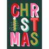Vintage Christmas Metal Wall Decoration, Holiday Sticker Sign
