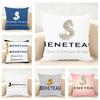 Luxury Brand BBeneteau YYachts Cushion Cover Linen Pillowcase Soft  for Sofa Bed Home Room Decor