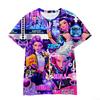 Kids T-shirts New K-POP Demon Hunter 3D Print Casual Loose T-shirt