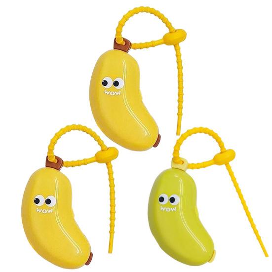 Banana Toothbrush Case Holder Toothpaste Dispenser Portable Travel Storage Box Waterproof Tooth Brush Caps Holder for Travel Daily Use
