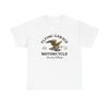 Flying Garage Motorcycles Graphic T Shirt Unisex Heavy Cotton Tee