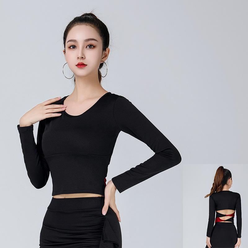 Women's Ruffle Latin Dance Bodycon Midi Skirt, Adult Practice & Performance Costume