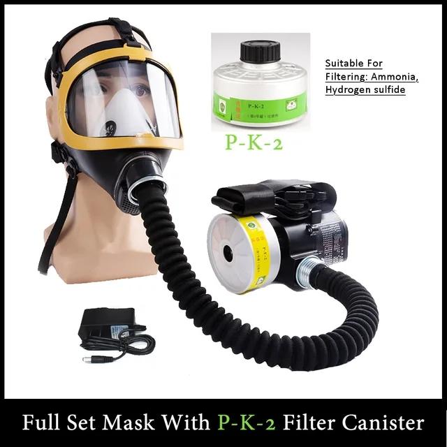 

Креативный полнолицевой респиратор с электрической подачей воздуха для плотника, полировки, ежедневной защиты от дымки, безопасности труда