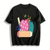 Kids Cute School Supplies Print Casual Top Pure Cotton T-shirt