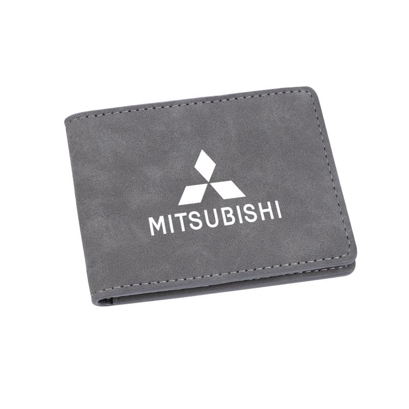 

Car Driver License Cover Suede Leather Auto Driving Documents Case Credit Card Holder For Mitsubishi Eclipse Lancer Colt Triton