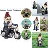 Novelty Garden Gnomes Statues Motorcycle Dwarf  Ornaments Outdoor Decor Naughty