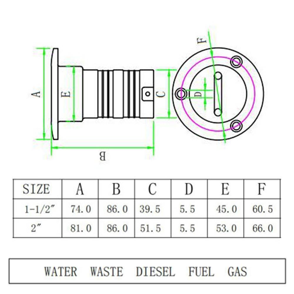 Stainless Steel 316 Filler Neck 