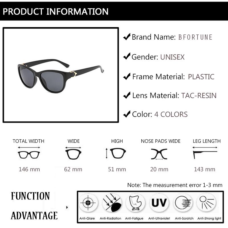 Occhiali da sole rotondi BFORTUNE da donna Designer di marca Occhiali da sole ovali in metallo con lenti polarizzate Protezione UV400