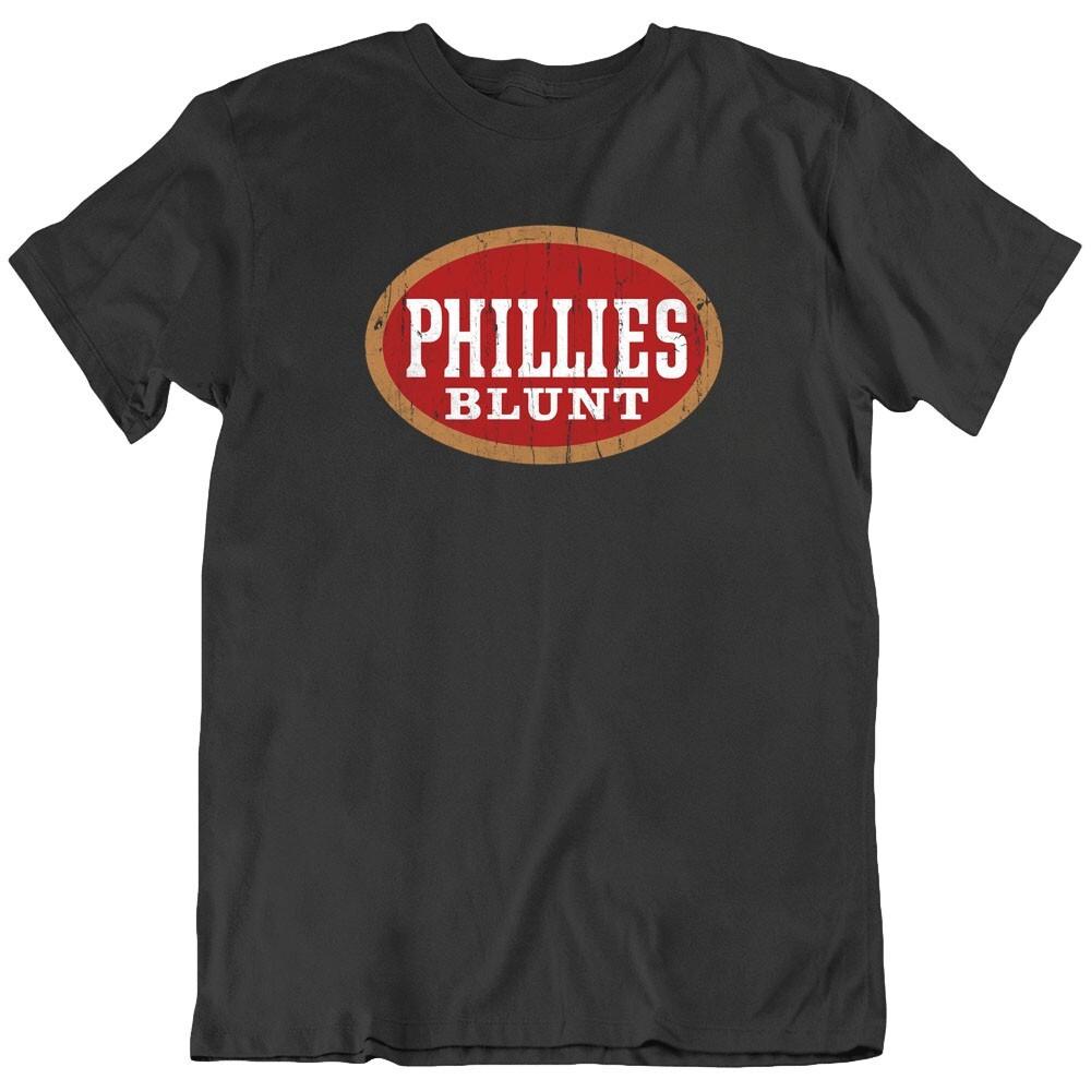 

PHILLIES, phillies blunt Дым сигары Сигарета винтаж Любовь Футболка Футболка Подарок Новая Унисекс Футболка M