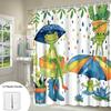 Rainy umbrella shower curtain - Colorful and unique wall hanging decorations for living rooms and bedrooms - cheerful