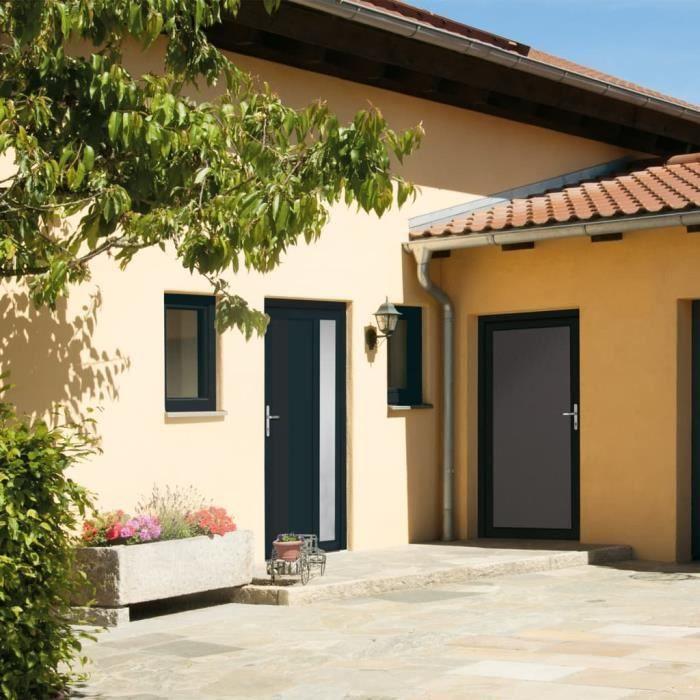 VidaXL Anthracite Front Door 98x208 Cm PVC 3157101