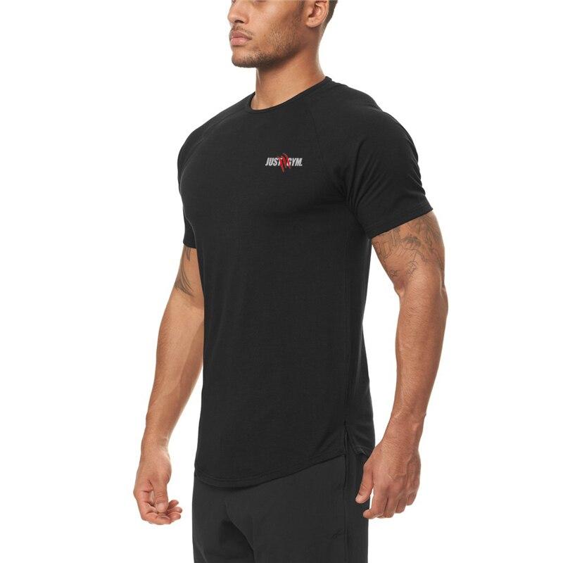 Fitness Sports Muscle T-shirt Men's Summer Fast Drying Slim Fitting Sweat Absorbing Breathable Thin Short Sleeve