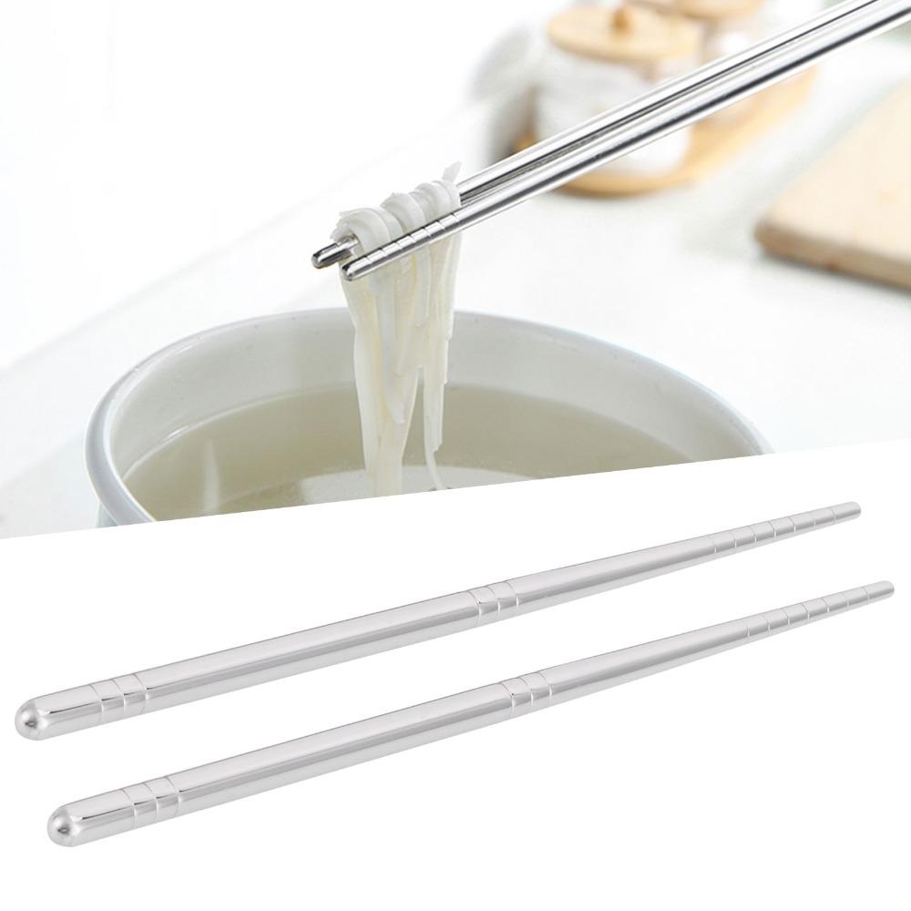 4Pair Practical Food Chopsticks Polished Reusable Chopsticks Portable Kitchen Chopsticks Dining