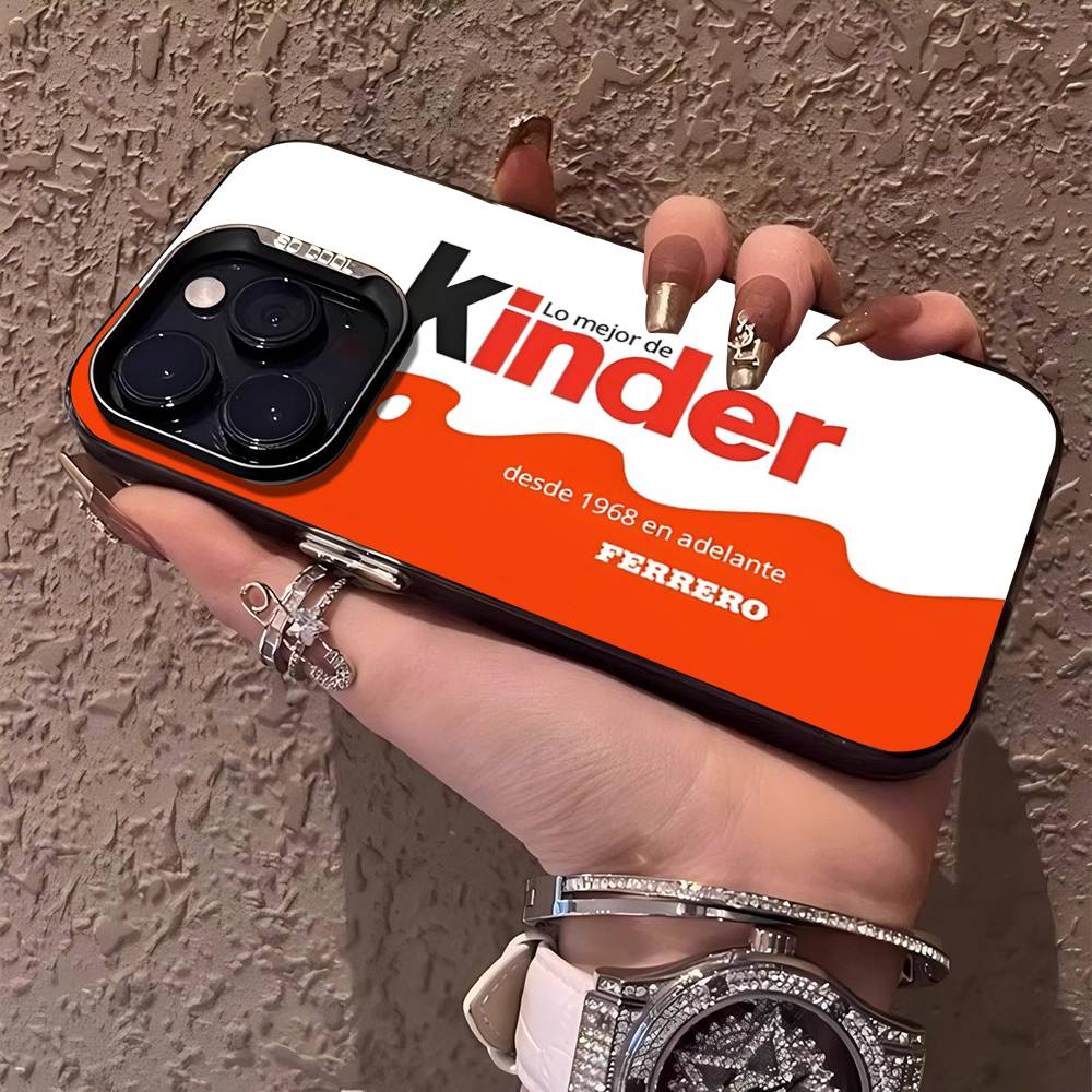 Trolly Egg KINDER JOY Surprise Phone Case For IPhone 17 16 15 14 13 12 11 Pro MAX Matte Shockproof Back Anti Fall Matte Cover