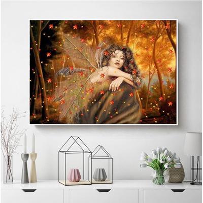 5D Diamond Painting Tree Fairy Picture of Rhinestones Cross Stitch Diamond Mosaic Diamond Embroidery
