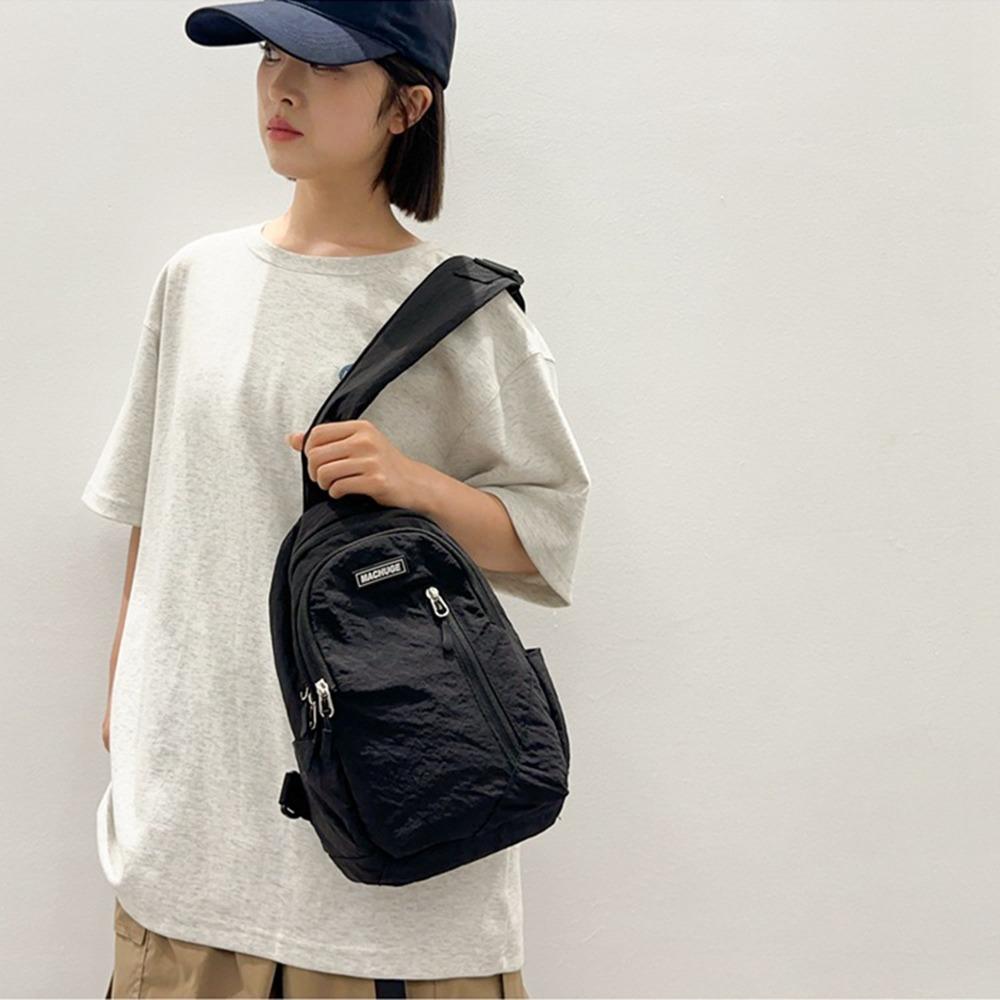 Casual Sling Backpack Nylon Men Crossbody Bag Fashion Shoulder Bag  Unisex