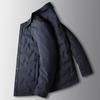 Autunno e Inverno Piuma d'Anatra Bianca Mezza Età e Giovani Calda Versione Camicia Casual Leggera Giacca Piumino da Uomo