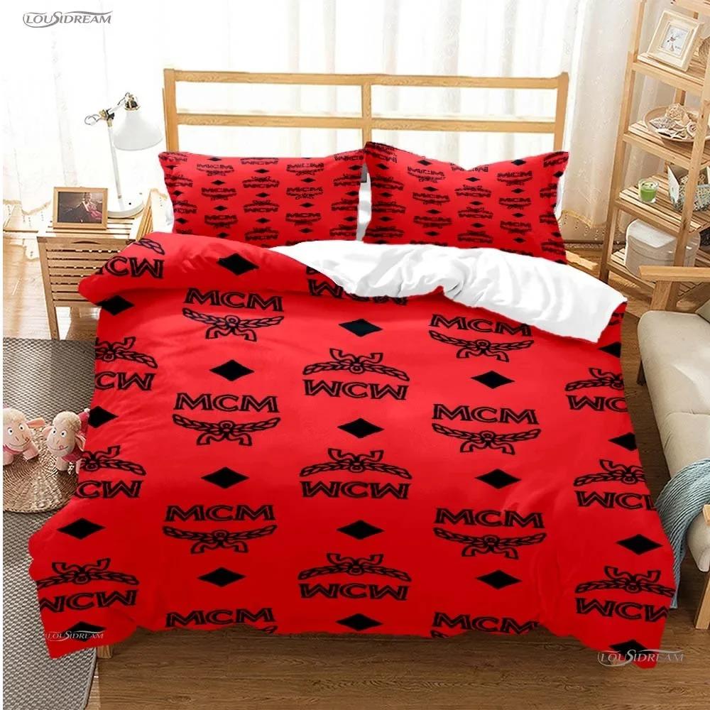 Fashin Luxury Casal All Season Duvet Comforter Cover Bedding Set Soft Quilt Cover and Pillowcases Teens Single/Double/Queen/King