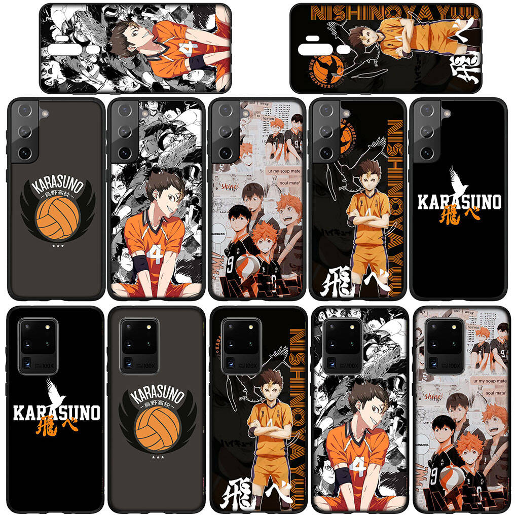 Phone Case for Samsung Galaxy S25 S23 S22 S24 Ultra FE A05 A06 A15 A16 A36 A37 A35 A54 A55 A56 A57 A25 A26 A53 A17 Karasuno Haikyuu Shoyo Hinata Cover