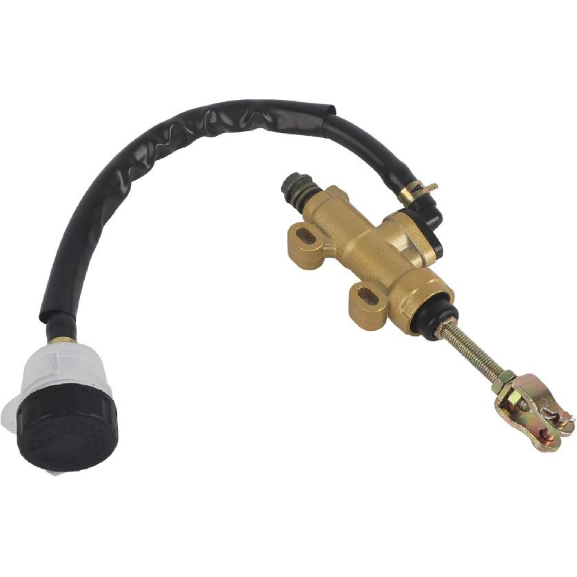 Universal Rear Foot Brake Master Cylinder Pump with Reservoir for Motorcycle Dirt Bike ATV