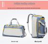 Multifunctional Travel Handbag with Wet/Dry Separation, Large Capacity, Shoe Compartment, and Double Shoulder Straps for Fitness and Storage