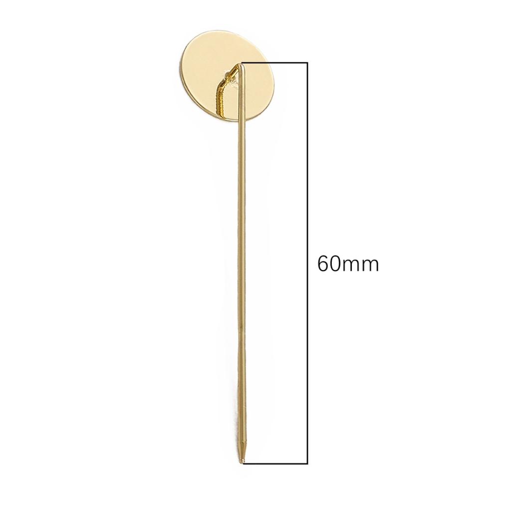 1pc [60mm] One line circular brooch Jewelry Accessories DIY Making Fashion Copper High-quality Brooch Accessories