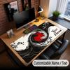 Music General Theme Custom Mouse Pad Personalized With Name Text Customized Desk Mat For Office Home Decor