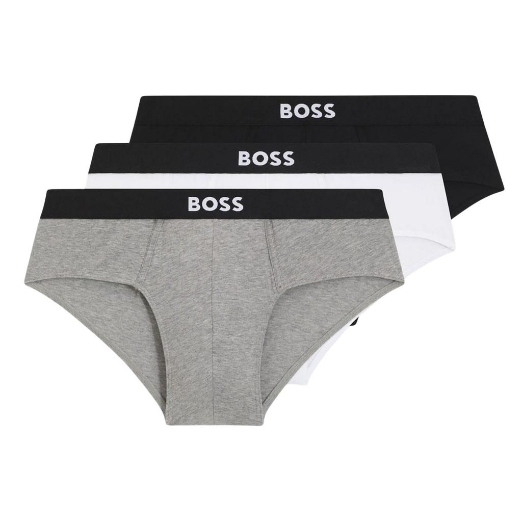 Boss Mens Logo Briefs (Pack of 3)