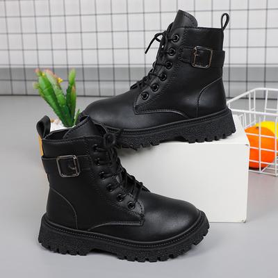 Spring and Autumn  Children's Martin Boots  Boys and Girls Boots  Big Boys Boots Student Boys and Girls Short Boots