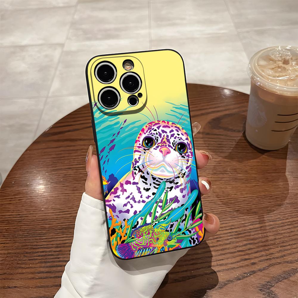 

Lisa Frank Tiger Horse Dog Cat Phone Case For Iphone 17 Pro Max 16 Pro Max 15 Pro 14 Plus 13 11 12 Xr X Xs Plus Se Back Cover iPhone16Plus