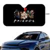 New Arrival Horrible Friends Killer Movie Holographic Windshield Sunshade Car Front Windshield 70x130cm Sun Visor Heat Reflector